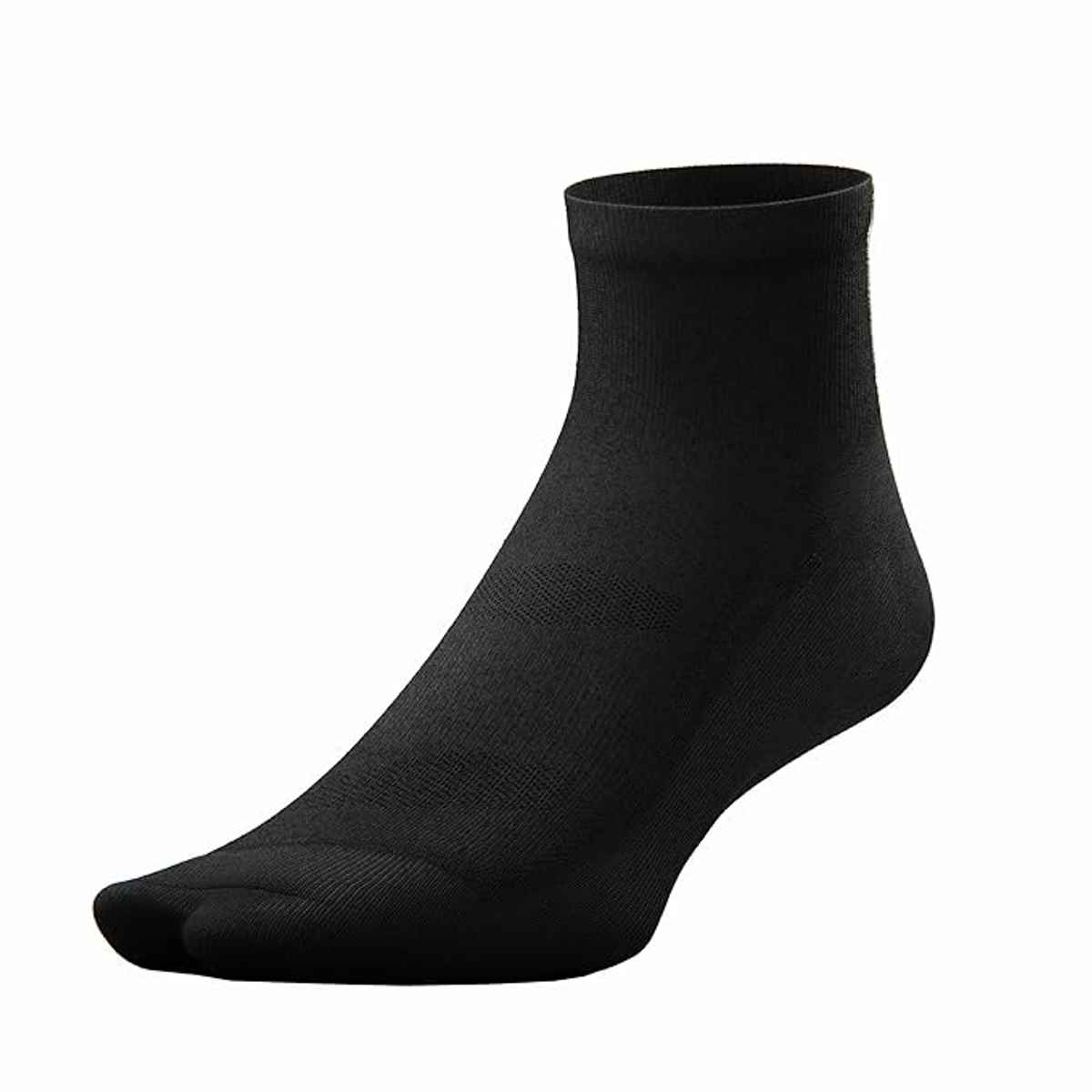 Frido Active Socks For Men and Women | Quarter Length | Core Black Color | UK 2-5 - 1 pc