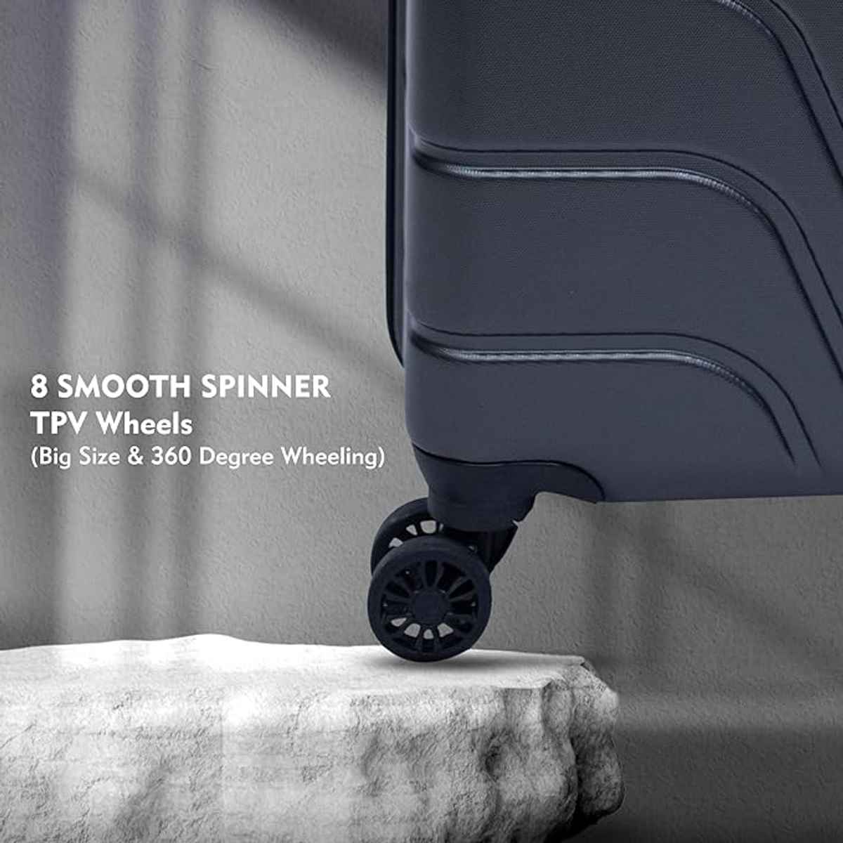 Luggero Eternal Trolley Bag | Dark Grey - S