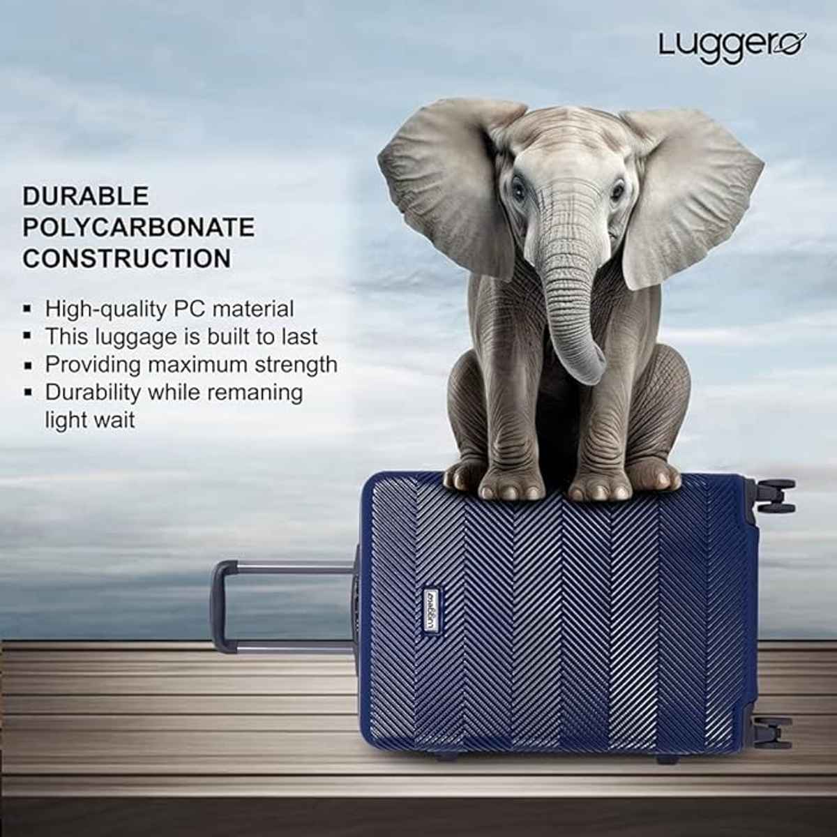 Luggero Astro - Deep - Blue - S Trolley Bag