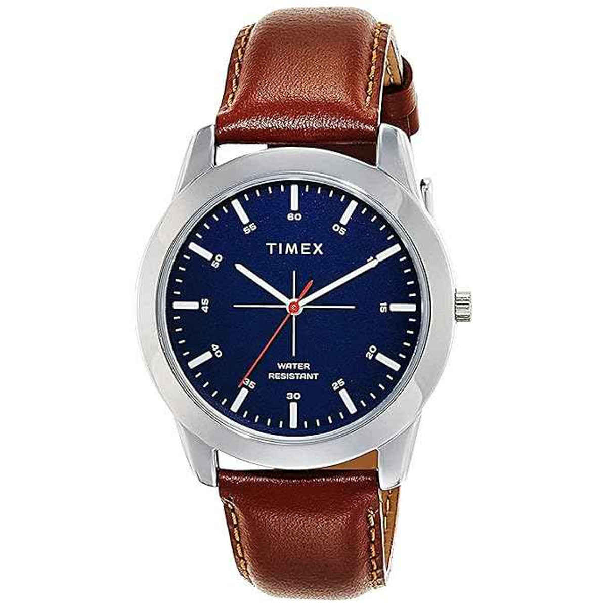 TIMEX Men's Round Dial Analog Watch | TW00ZR262E | Blue & Brown