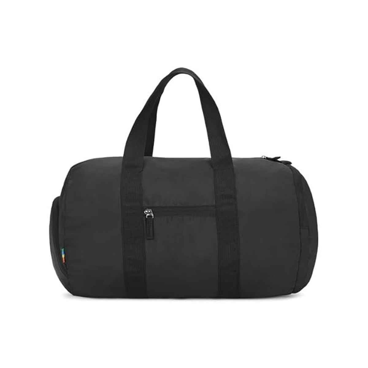 United Colors Of Benetton Unisex Solid Polyester 26 L Top Handle Duffle Bag | Black