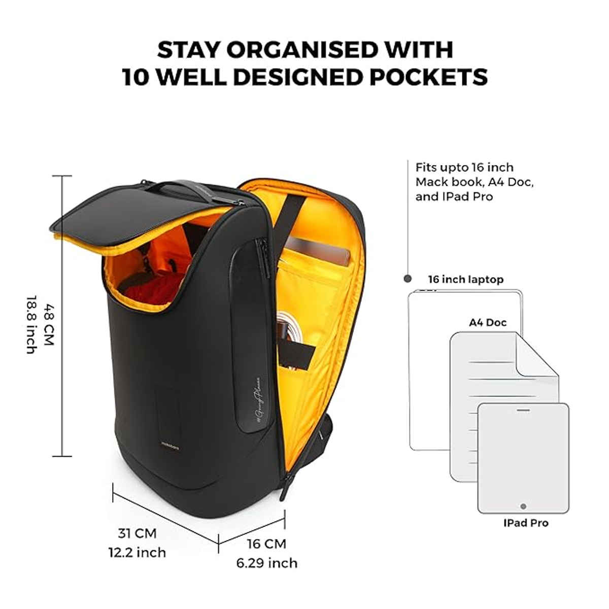 Mokobara Unisex Solid Polyester 30 L Silicon Grab Handle Backpack - Buy ...