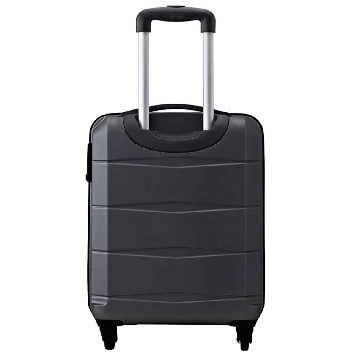 Safari Unisex Solid Polycarbonate 90 L Retractable Trolley Bag | Black - M