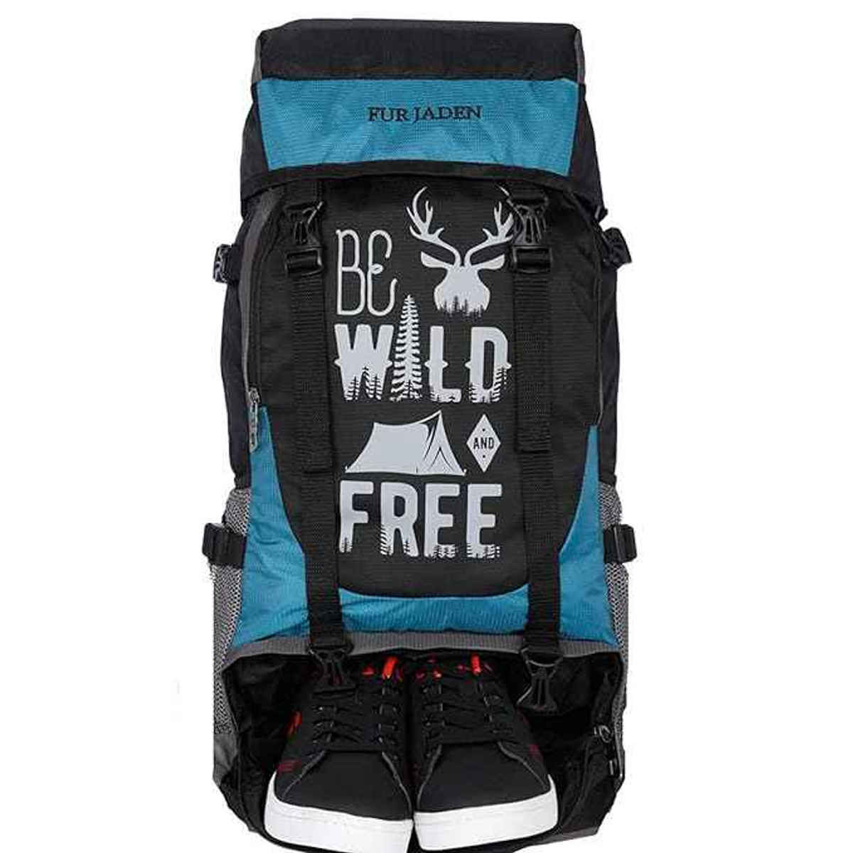 Fur Jaden 52 LTR Rucksack Travel Backpack Bag for Trekking, Hiking with Shoe Compartment