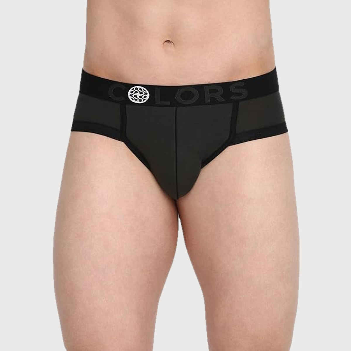 Rupa Colors Men's Mini Brief Style 107 Olive Green - L 90 cm
