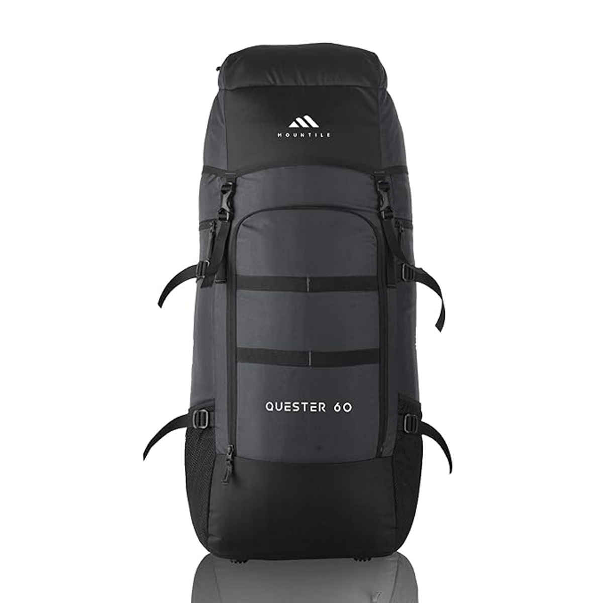 Mountile Unisex Polyester 60 L Shoulder Handle Rucksack | Grey