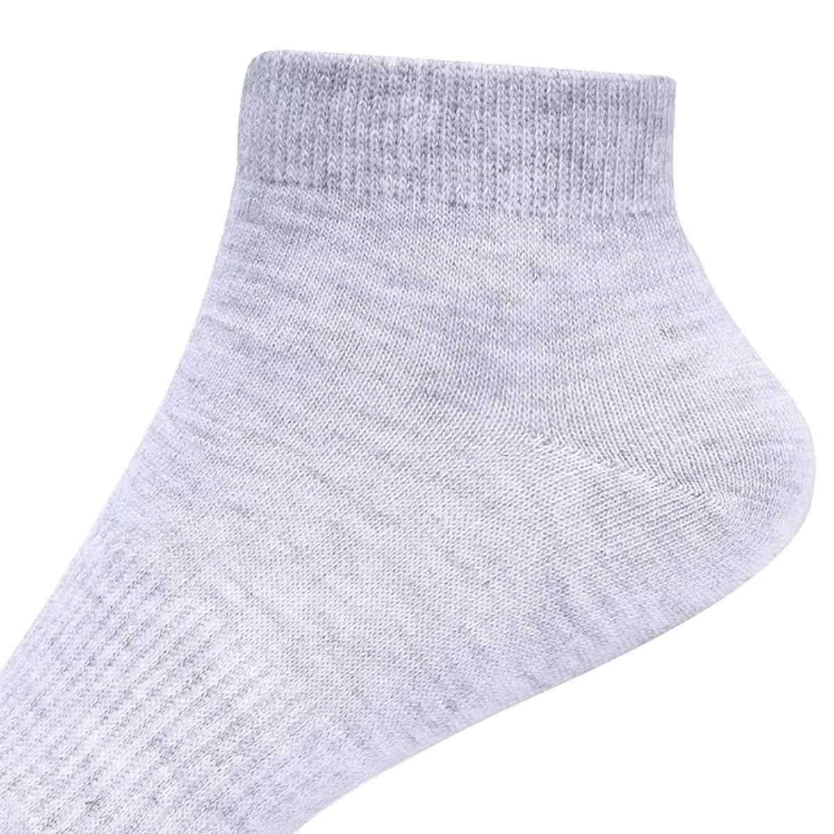 Luxrio Men's Solid Ankle Length Cotton Socks | SCK-17-5-PK-ANKL | Multicolour - Free Size