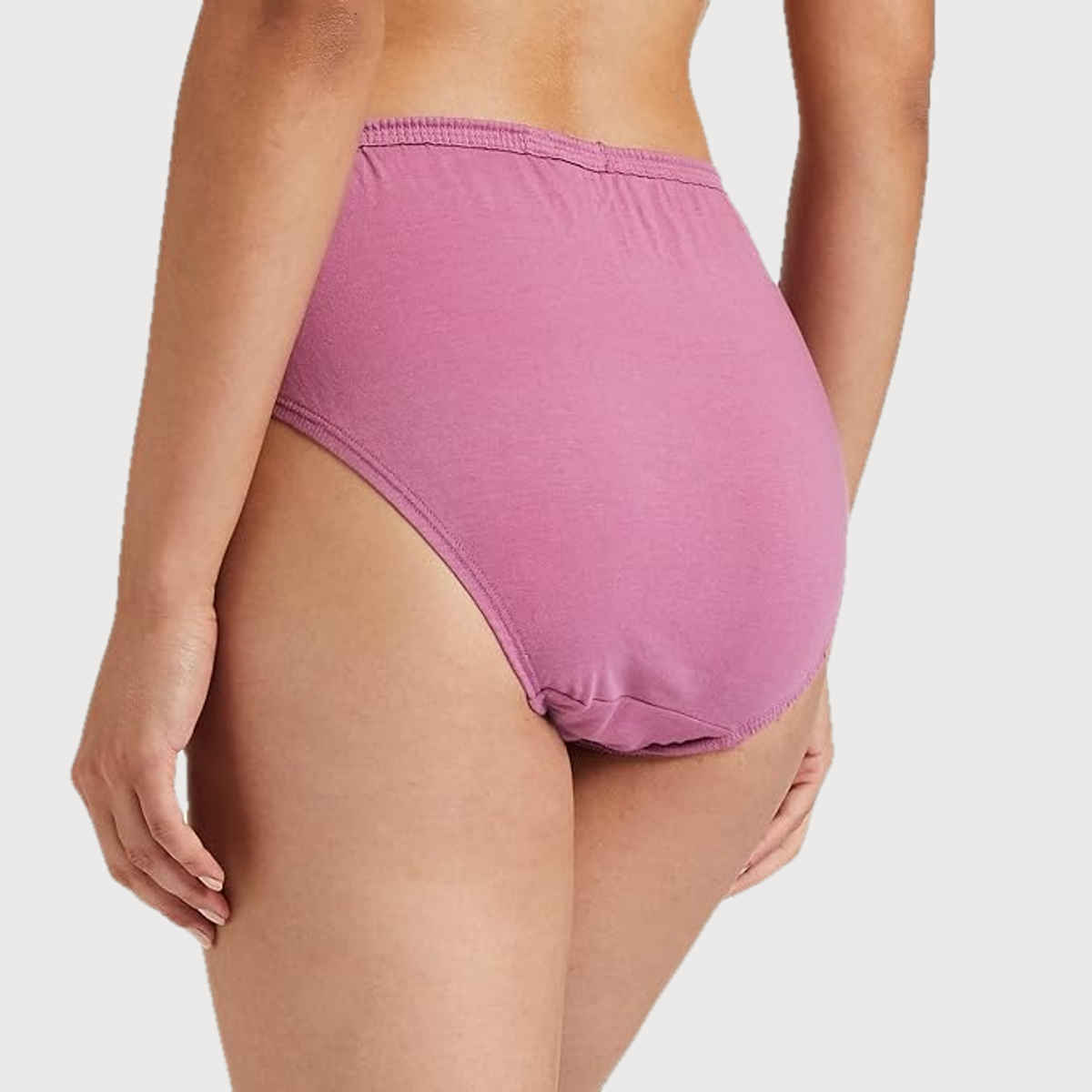 Van Heusen Women Cotton Light Assorted Solid Full Coverage Hipster Panty | Pack of 3 -L