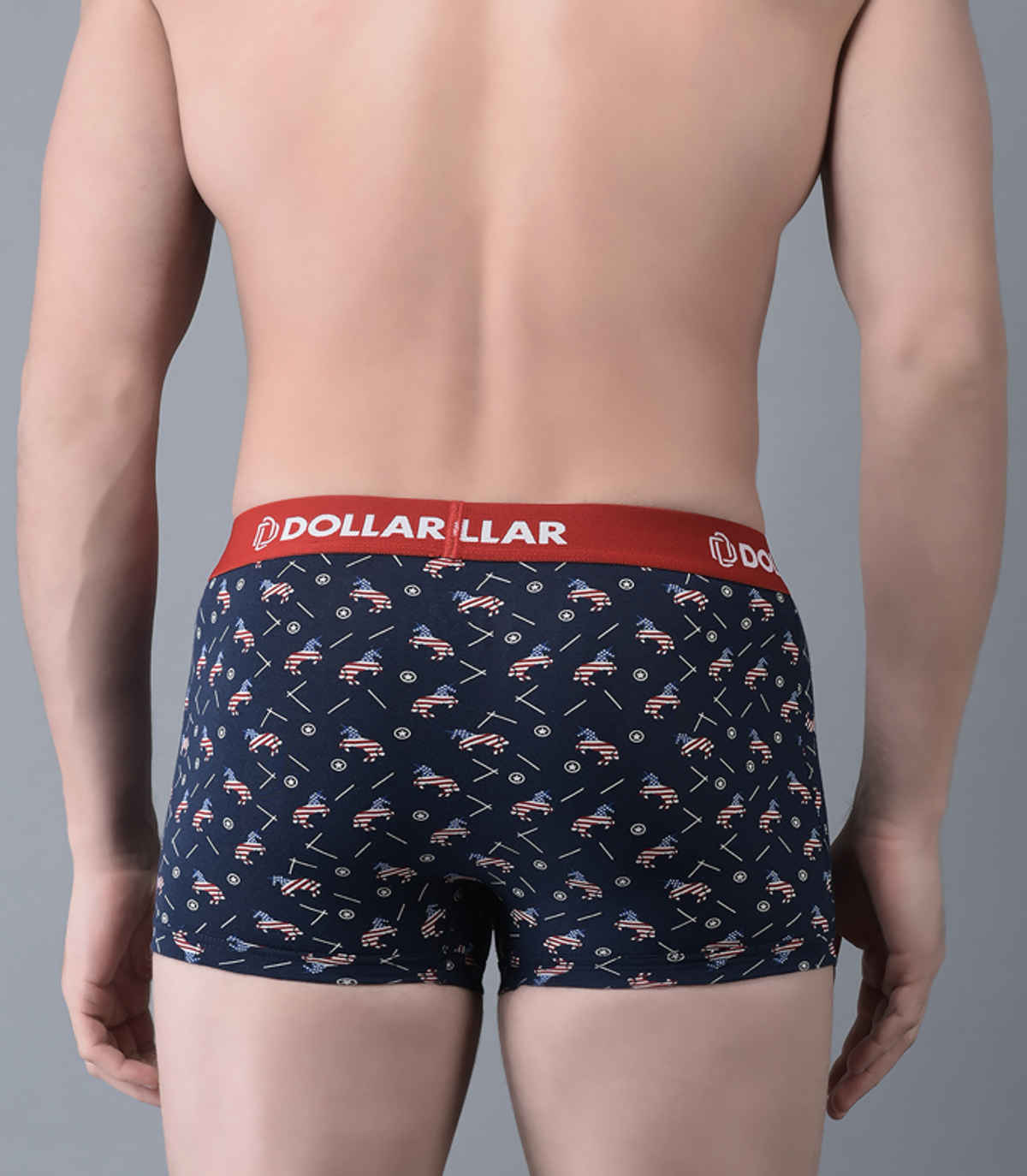 Dollar Bigboss Men's Combed Cotton Printed Trunk | Pack Of 2 | Assorted - M