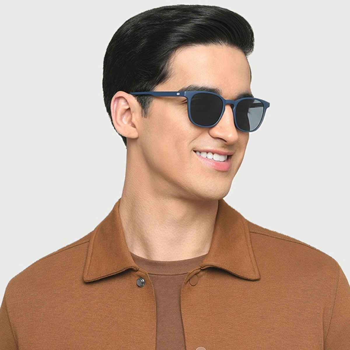 Lenskart Hustlr Unisex Sunglasses | Navy Blue-Grey