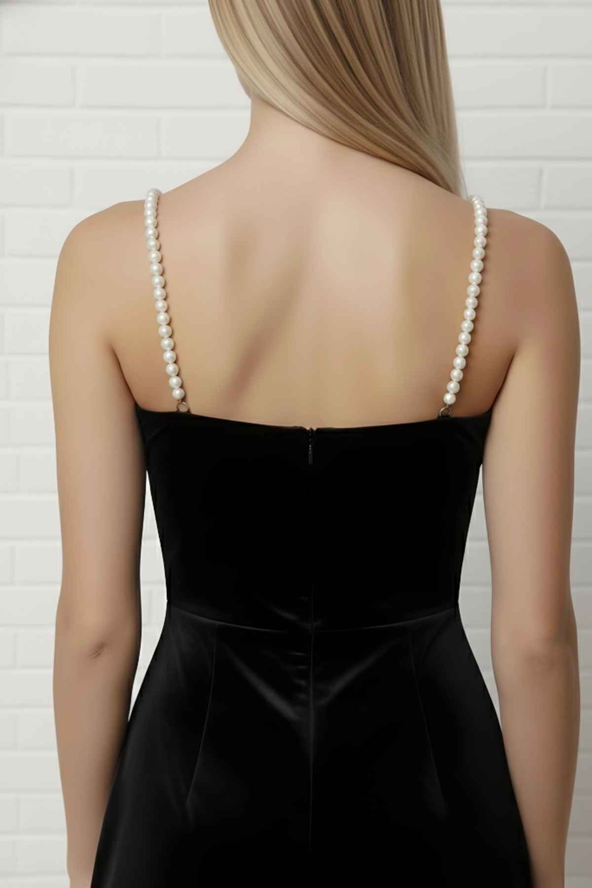 Dunberry London Women Adjustable Pearl Bra Straps | Non-Slip | Pearl White-FS