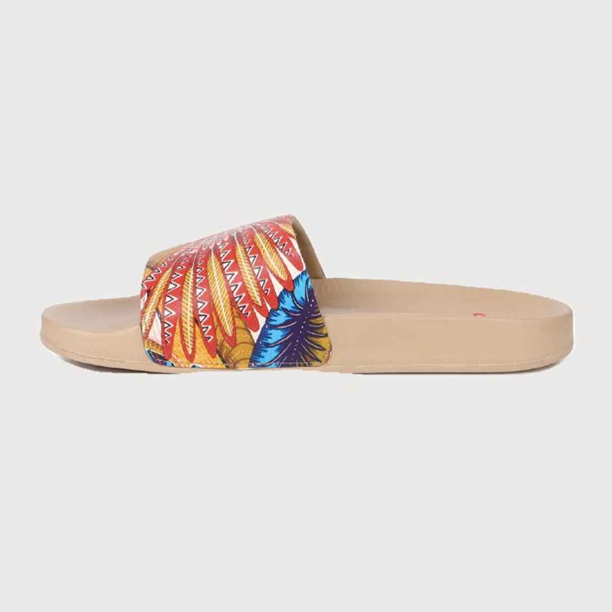 Yoho Women Sliders Tropica | Cream | UK 6