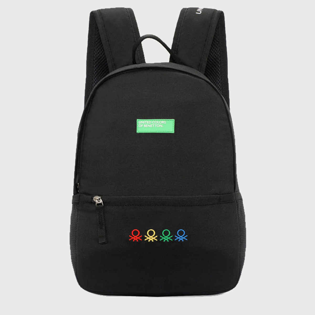 United Colors Of Benetton Unisex Logo Polyester 12 L Backpack | Black