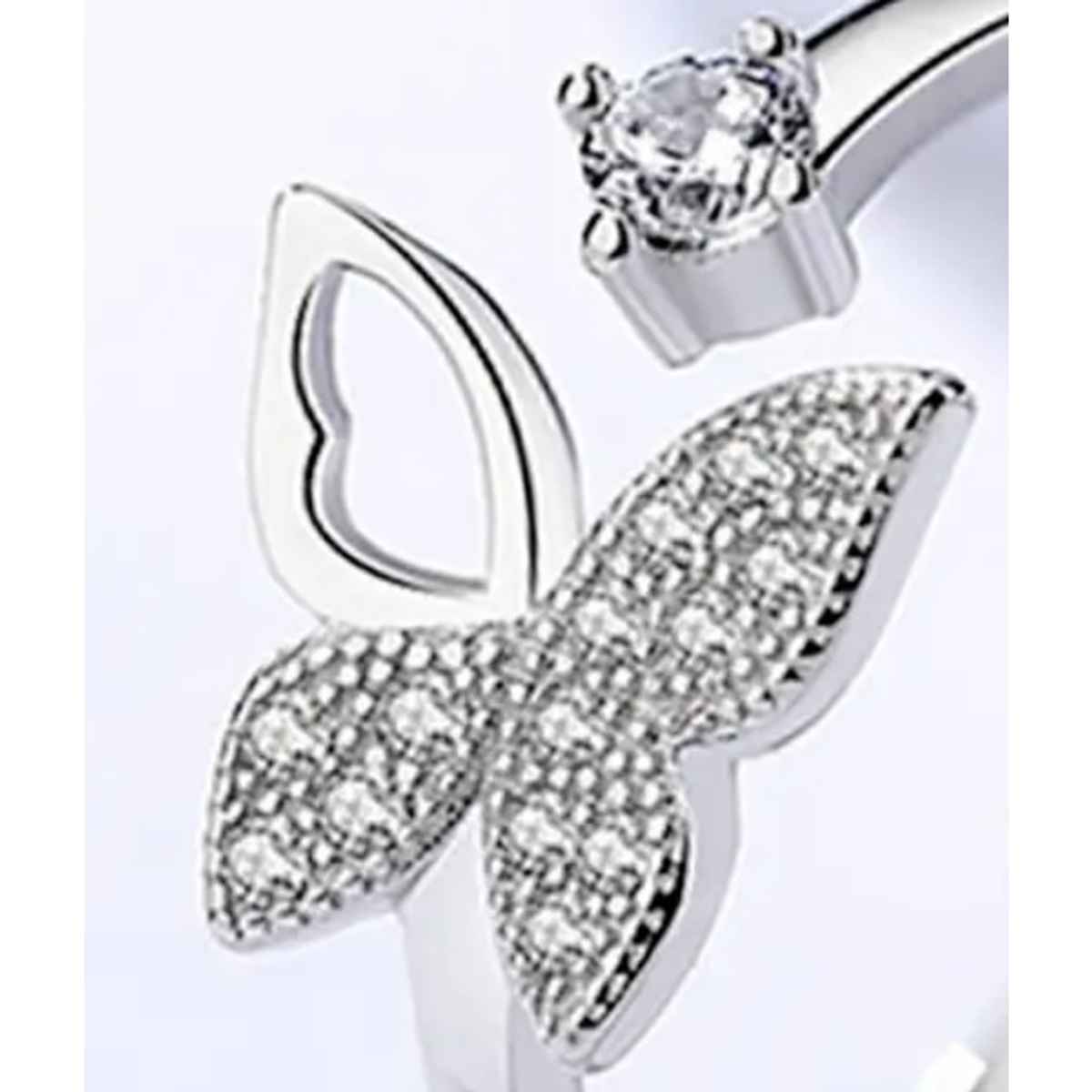 Estailo Fashion Women's Jewellery Rings Silver | One Size