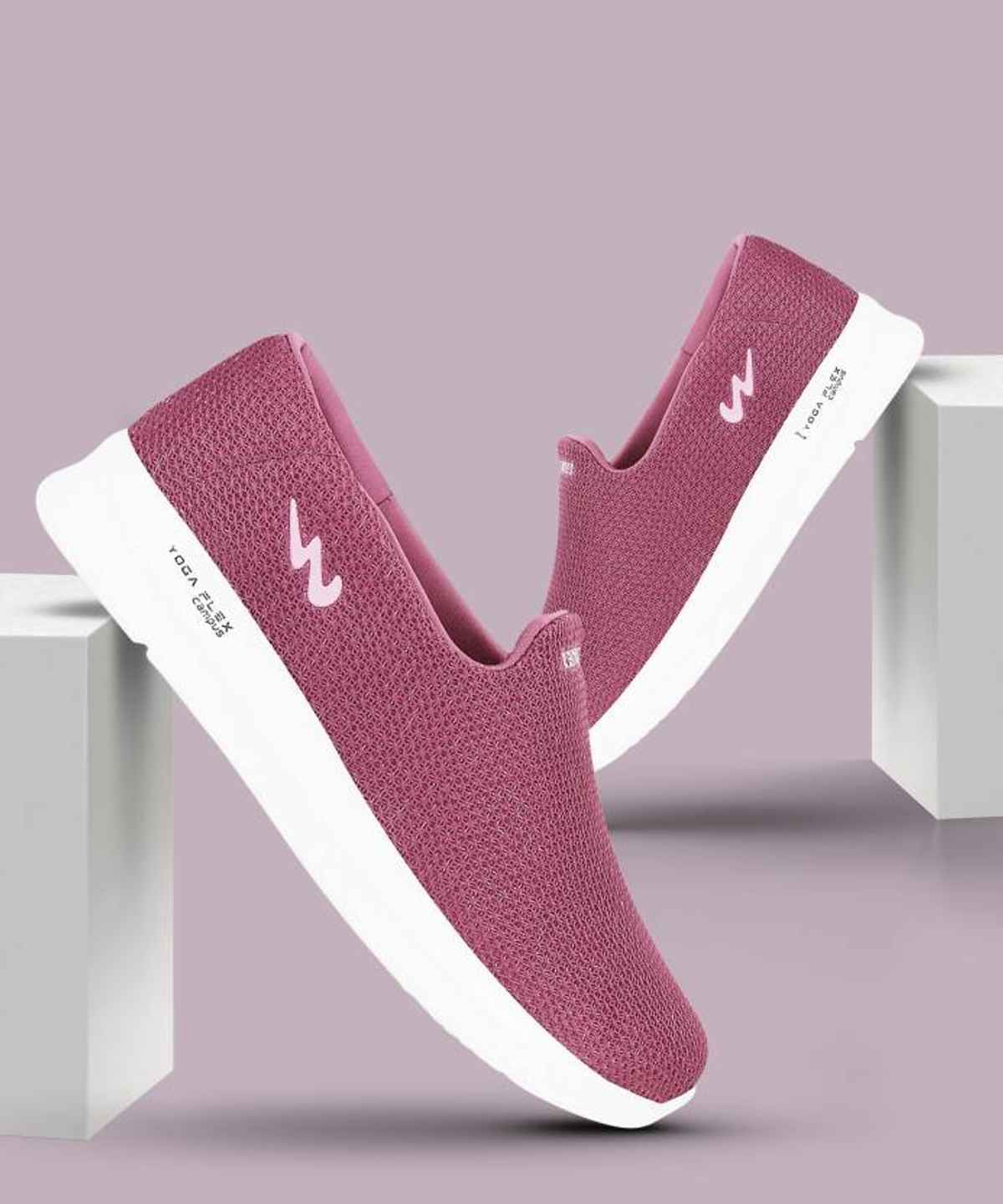 Campus Women's ZOE PLUS Walking Shoes | Purple - UK 4