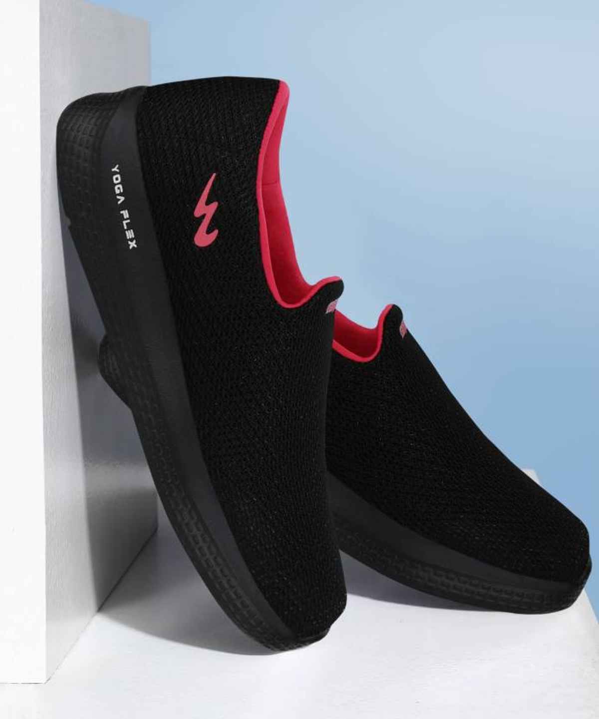 Campus Women's Zoe Plus Walking Shoes | Black - UK 8