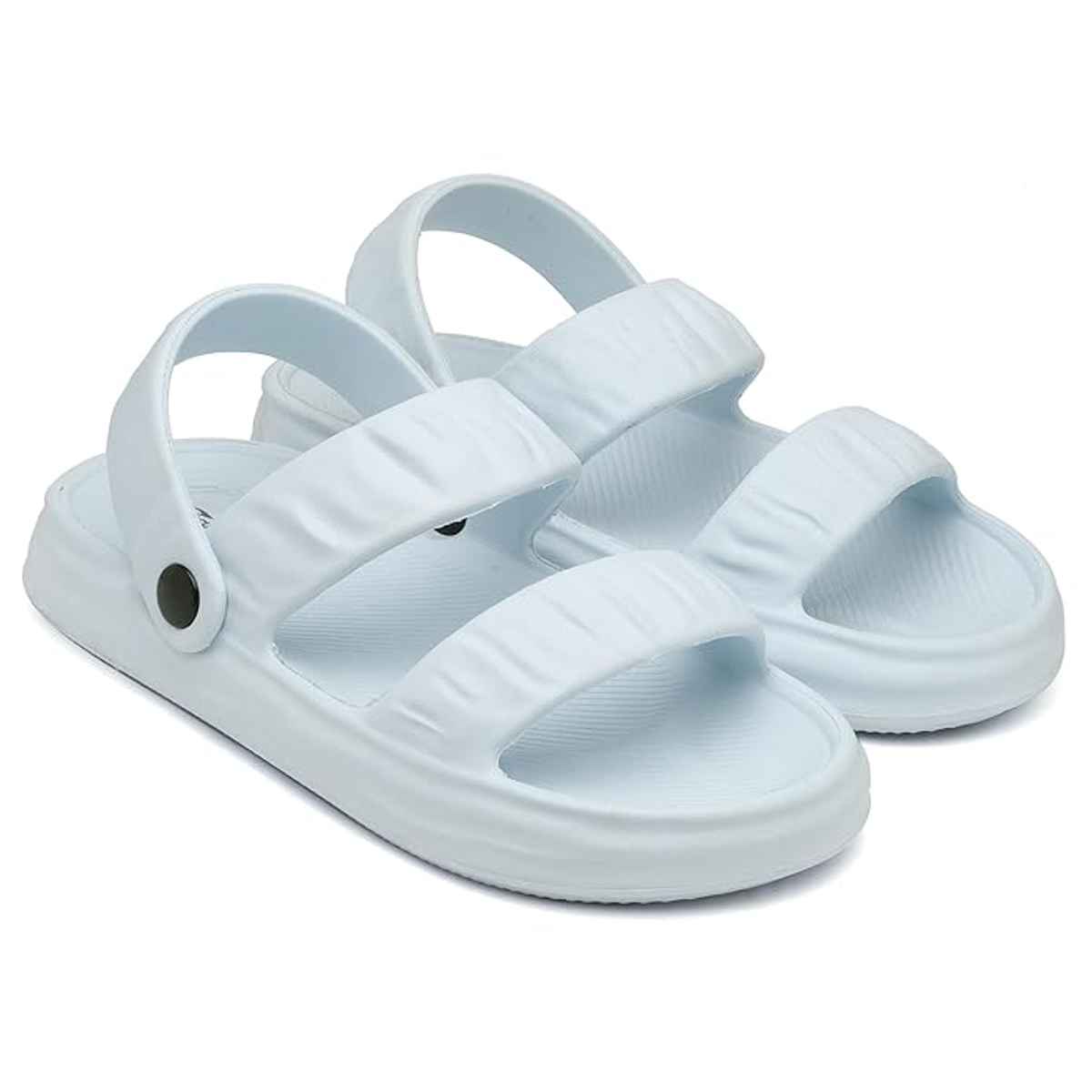 Asian Indigo-02 Women Clogs Sky Blue (Size-8)