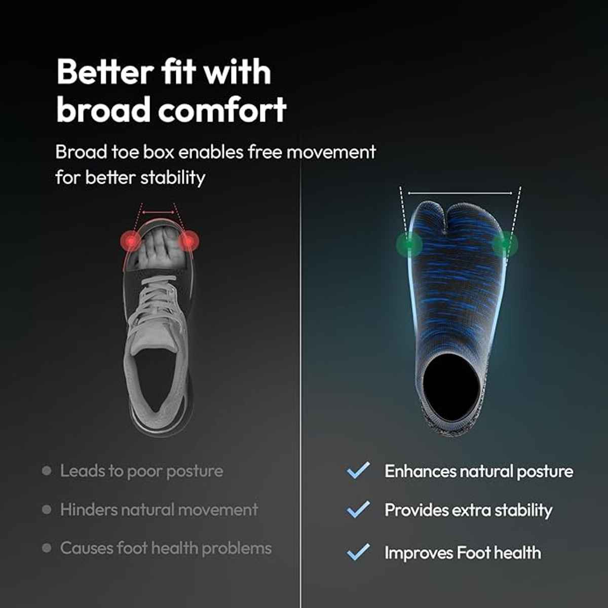 Frido Barefoot Sock Shoes | Unisex | Training Gym Shoes | Medium | 8-9 UK