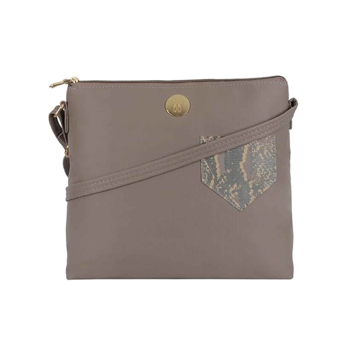 Baggit Women M1 Beige Satchel Bags