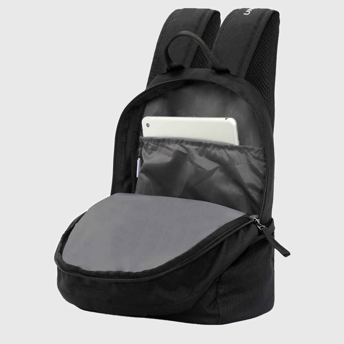 United Colors Of Benetton Unisex Logo Polyester 12 L Backpack | Black