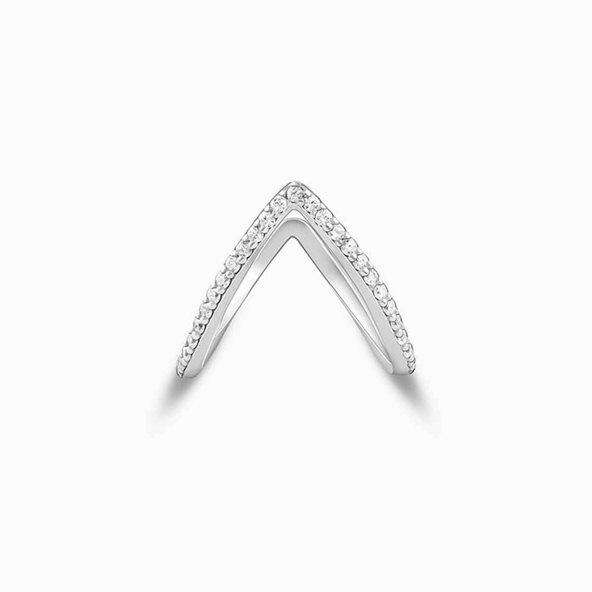 Giva Silver Beautiful Vanki Ring