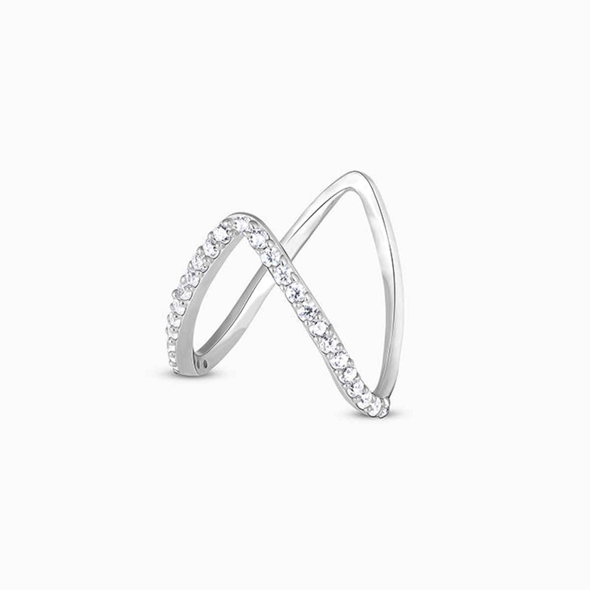 Giva Silver Beautiful Vanki Ring