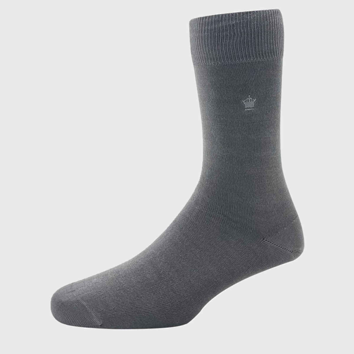 Louis Philippe Men's Solid Compact Cotton Elastane Socks | Assorted - Free Size