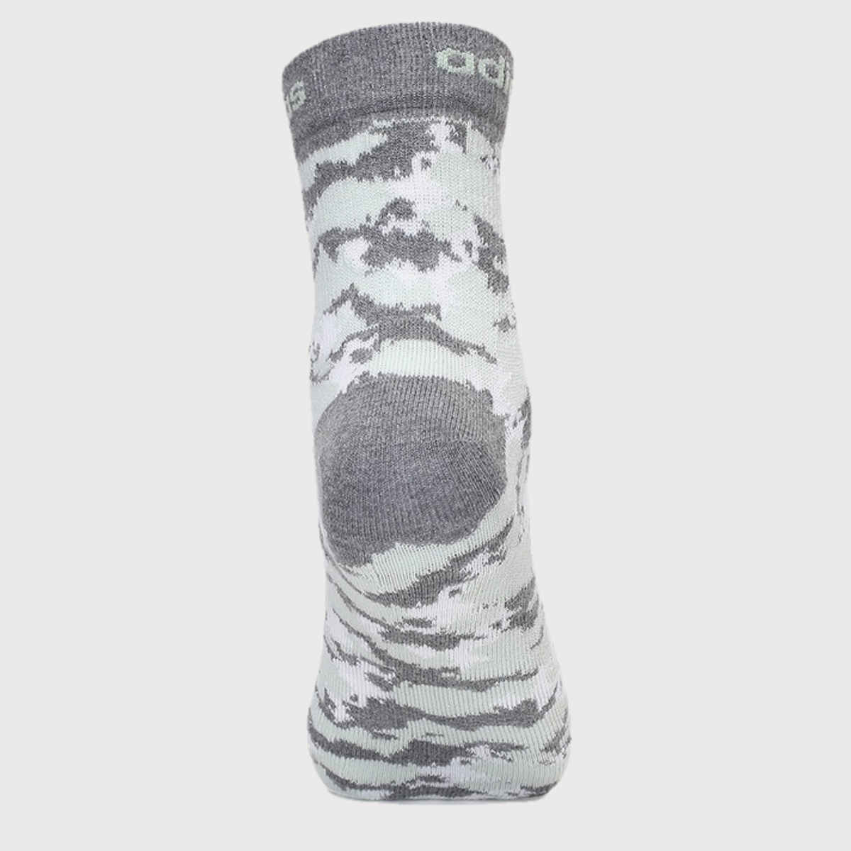 Adidas Men's Flat Knit Ankle Anthra Socks | One Size | Melange-Grey