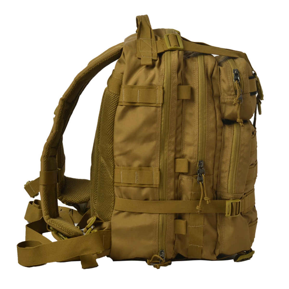 F Gear Unisex Solid Polyester 29 L Top Handle Rucksack | Khaki - Free Size