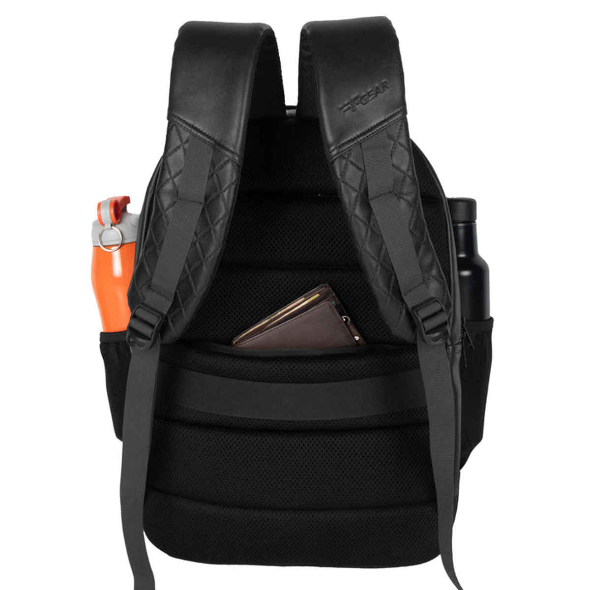 F Gear Unisex Solid Cotton Blend 27 L Laptop Backpack | Black