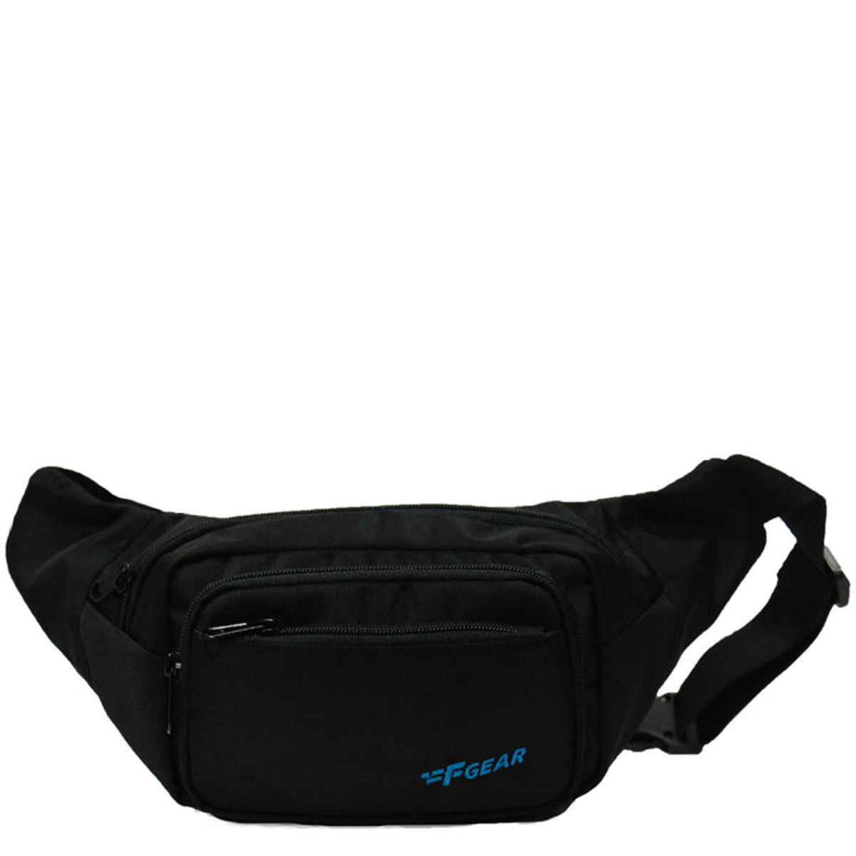 F Gear Unisex Polyester 2 L Waist Bag | Black