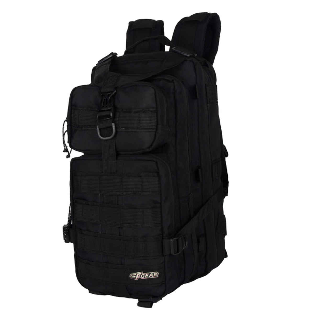 F Gear Unisex Camouflage Canvas Polyurethane 29 L Top Handle Backpack | Black - Standard