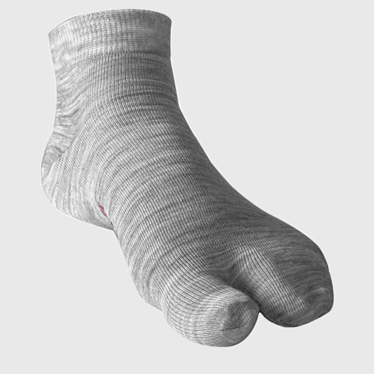 Allen Solly Women's Woolen Ankle Length Plain Thumb Socks - Light Grey Melange