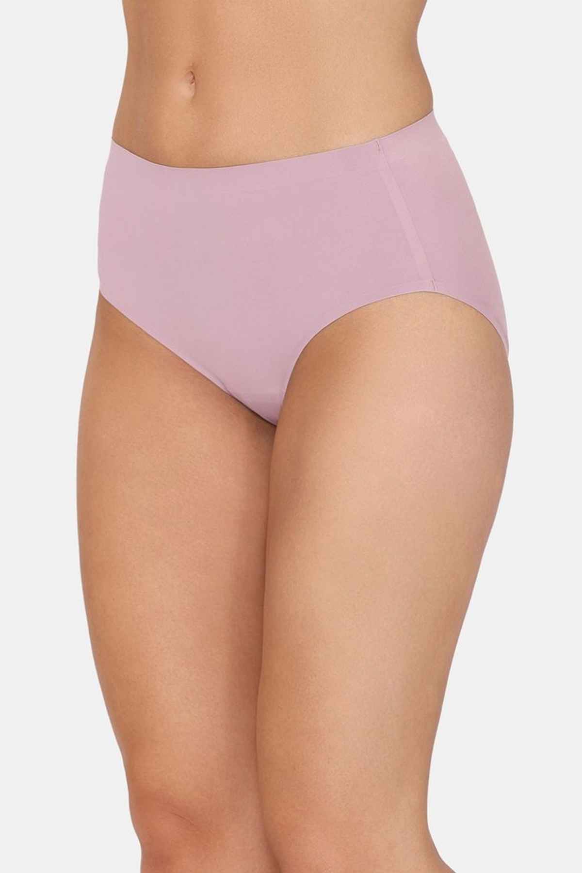 Zivame Medium Rise Full Coverage No Visible Panty Line Hipster | Elderberry