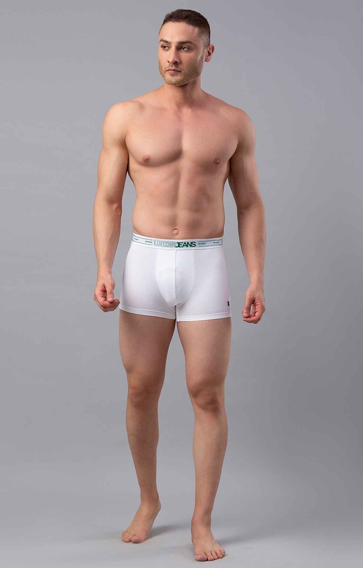Underjeans by Spykar Men's | WhiteTrunk - L