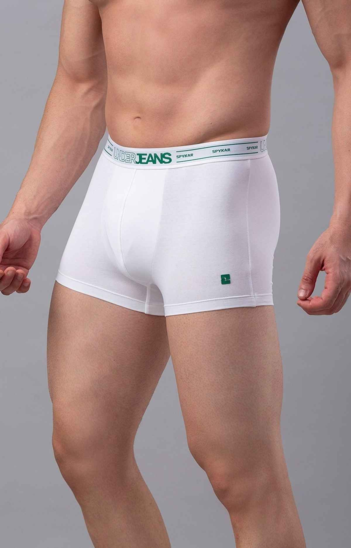 Underjeans by Spykar Men's | WhiteTrunk - L
