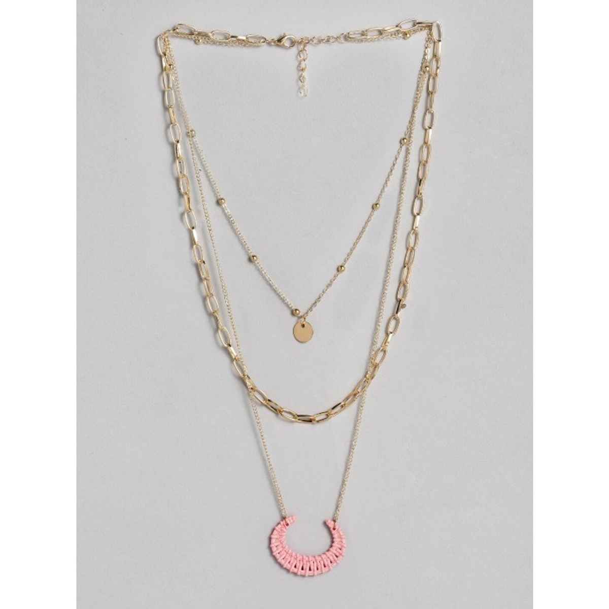 JustPeachy Women's Necklace and Chains - Peach | JPSS20-3