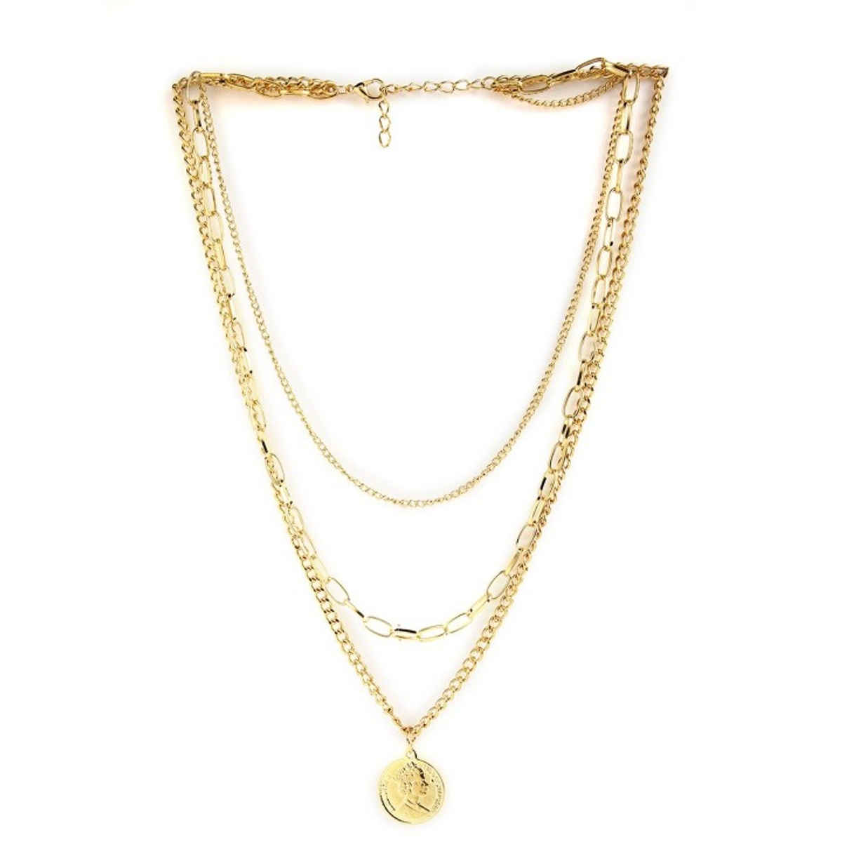 JustPeachy Women's Necklace and Chains - Gold | Onesize | LPSS22-302