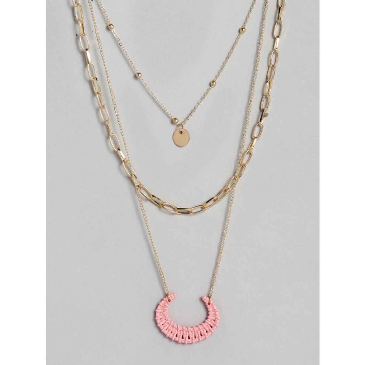 JustPeachy Women's Necklace and Chains - Peach | JPSS20-3