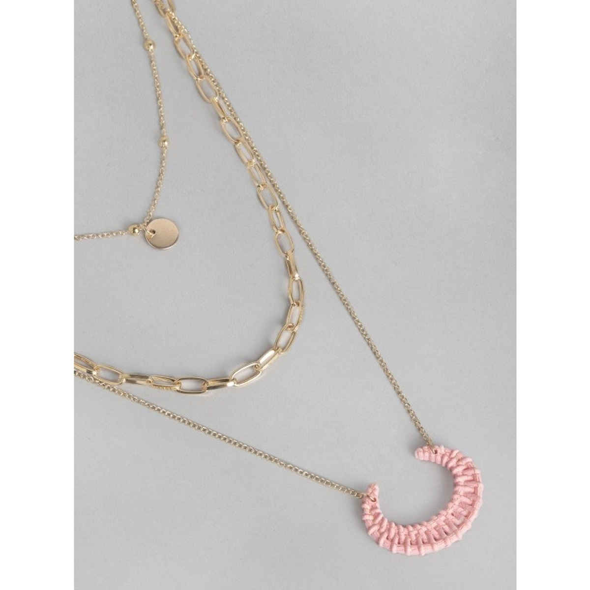 JustPeachy Women's Necklace and Chains - Peach | JPSS20-3