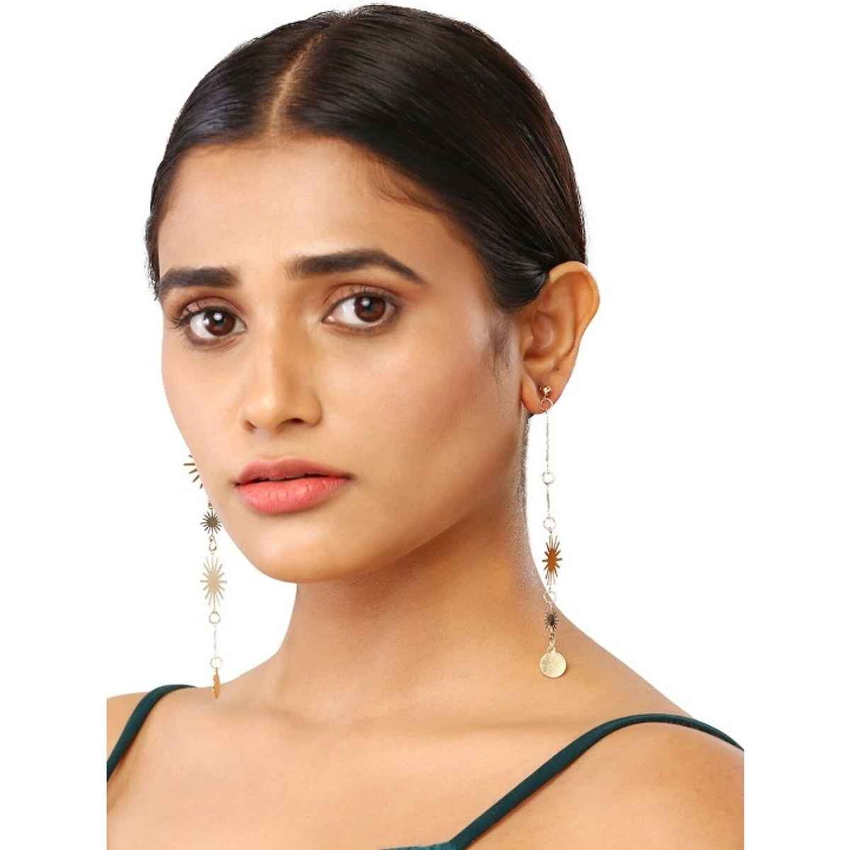 JustPeachy Women's Earrings - Gold | LPSS21-58