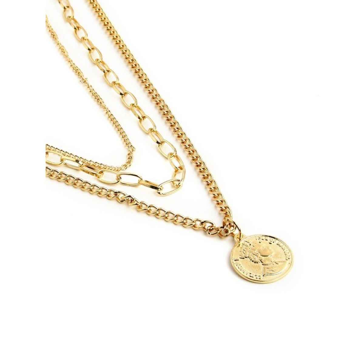 JustPeachy Women's Necklace and Chains - Gold | Onesize | LPSS22-302
