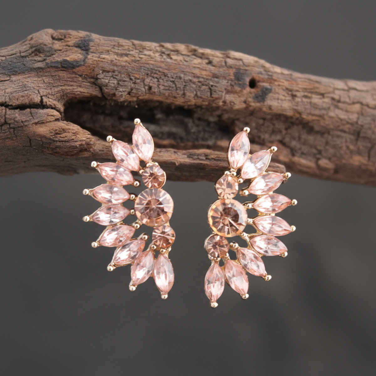 JustPeachy Women's Earrings - Rose Gold | Onesize | JPFS20-54