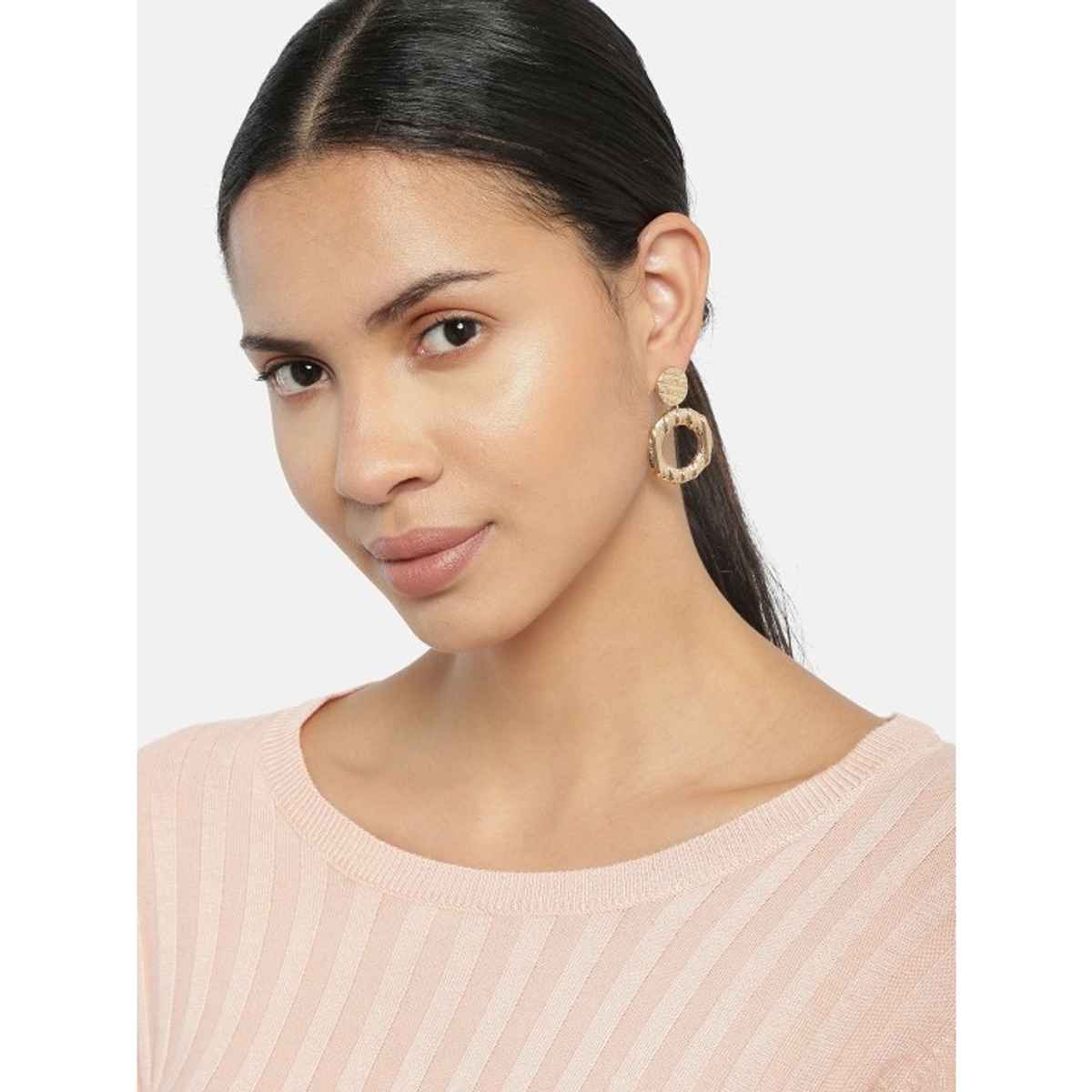 JustPeachy Women's Earrings - Gold | Onesize | JPAW19-67