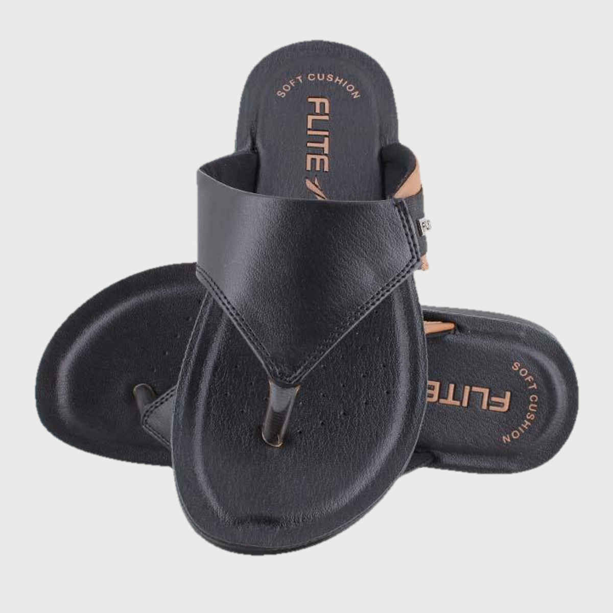 Flite Men's PUG-96 Slippers | Black | 7 UK
