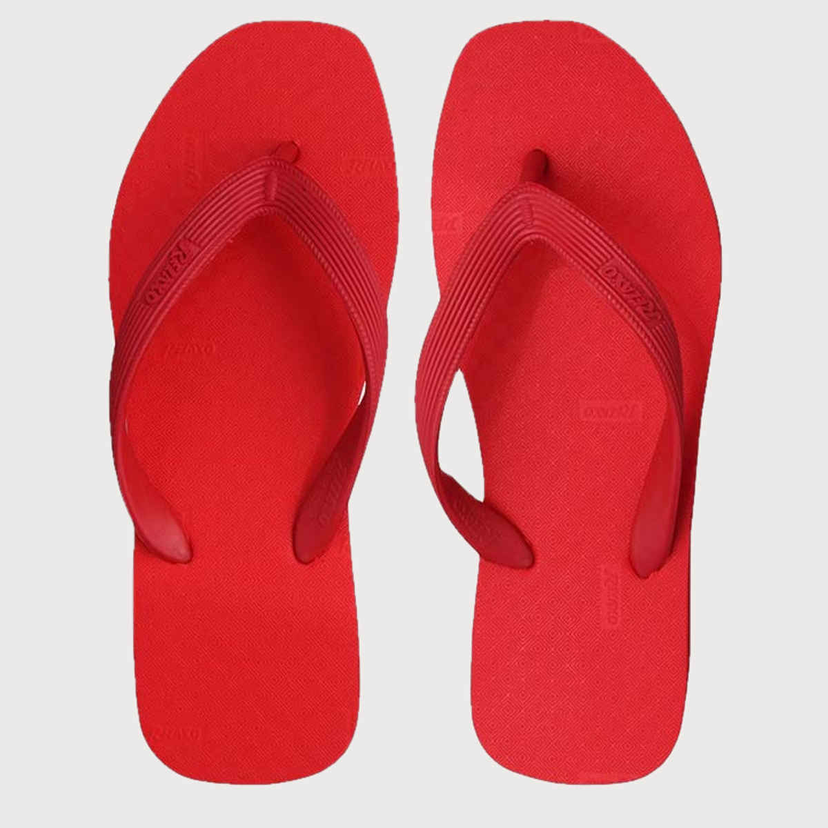 Relaxo Hawai Flip Flop Hi Lite 03 Red For Men | UK - 09