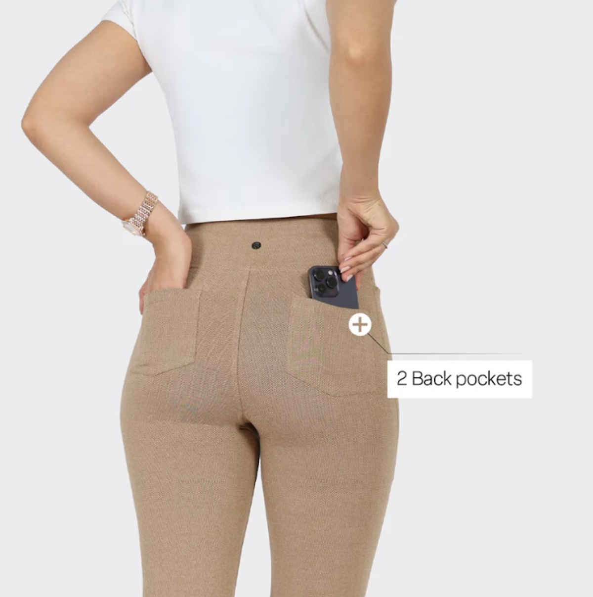 Blissclub Women's Werk-It Flare Pants - Caramel | S