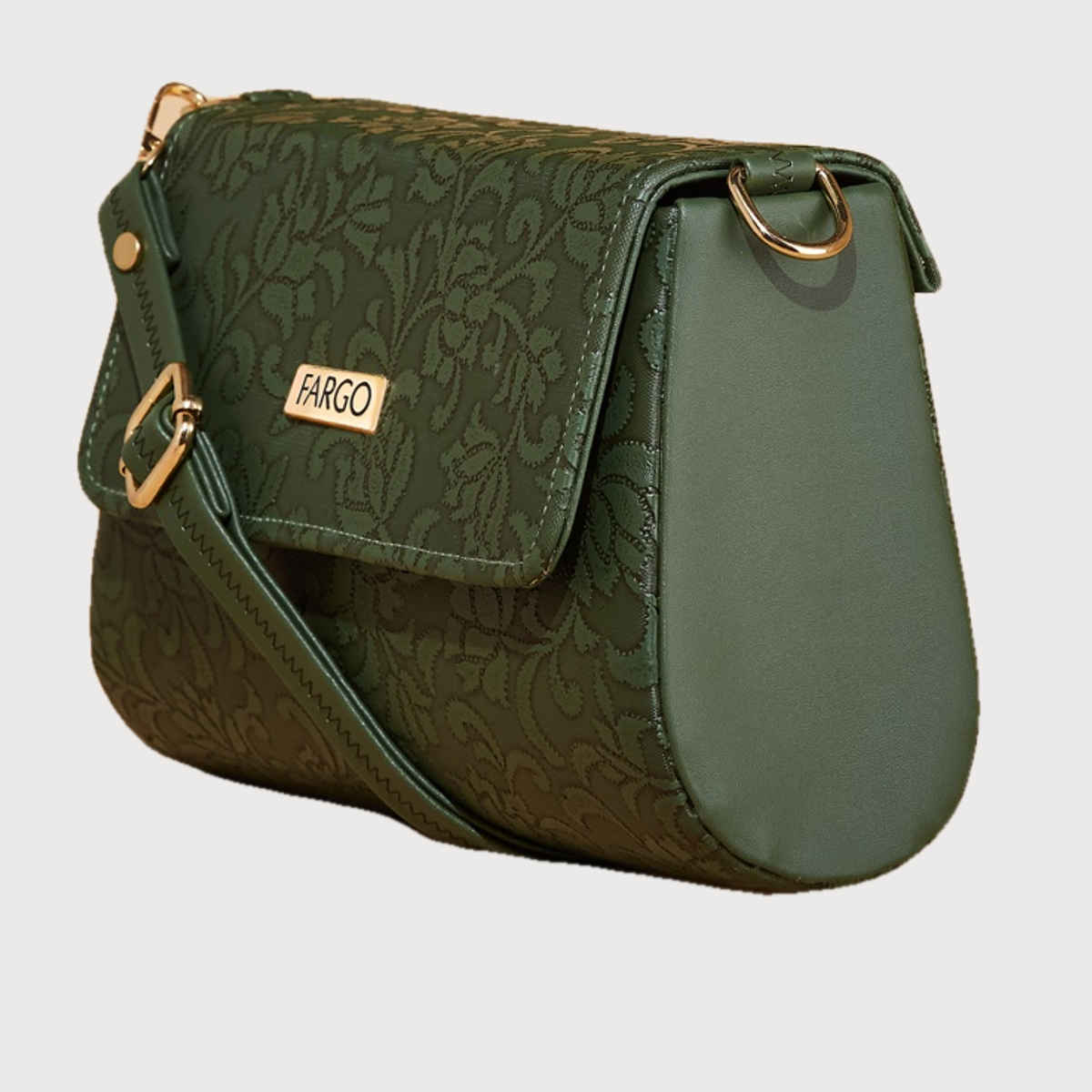 Fargo Women's Vegan Leather Cross-body Sling Bag | Green