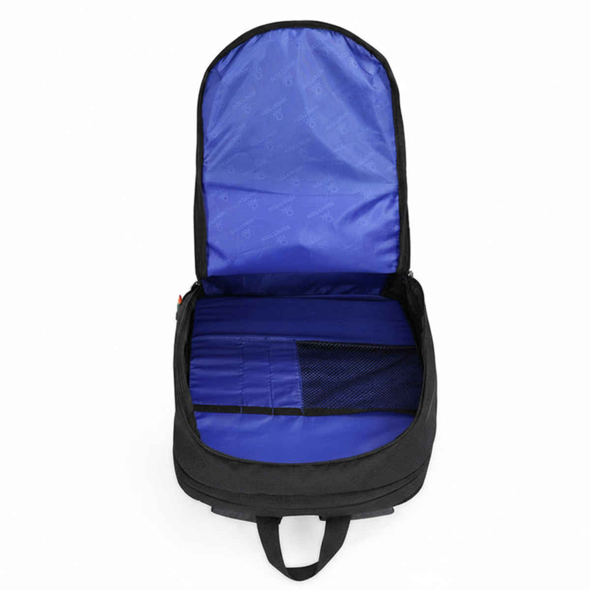 United Colors Of Benetton Unisex Solid Polyester 25 L Laptop Backpack | Black - Free Size