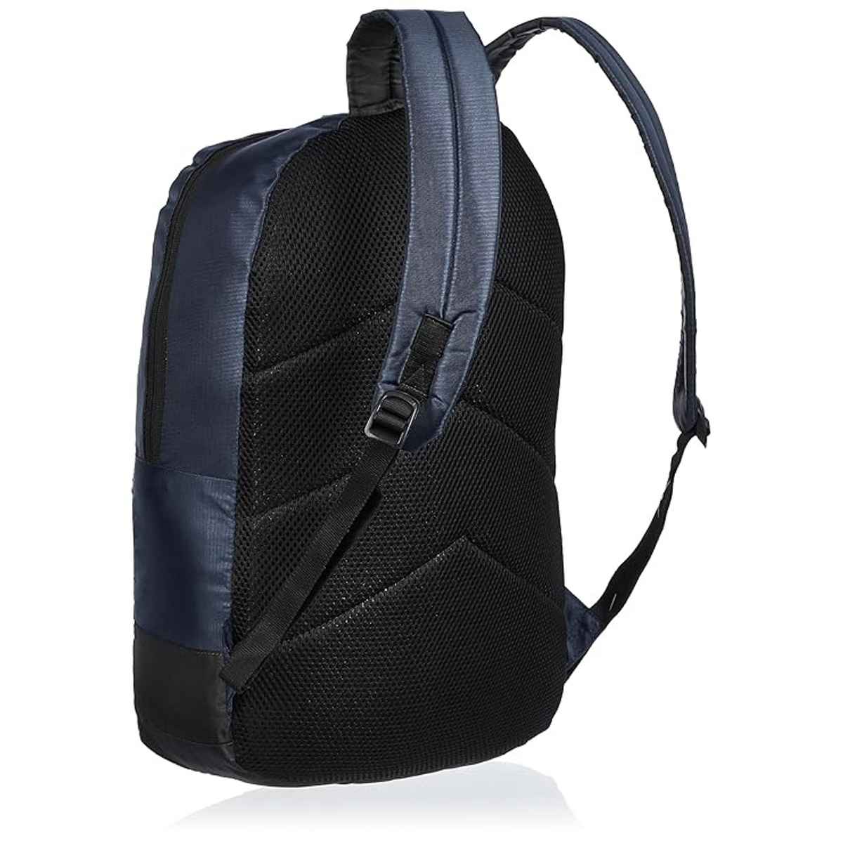 Police Unisex Solid Nylon 15 L Laptop Backpack | Black and Navy Blue - 15.6 Inches